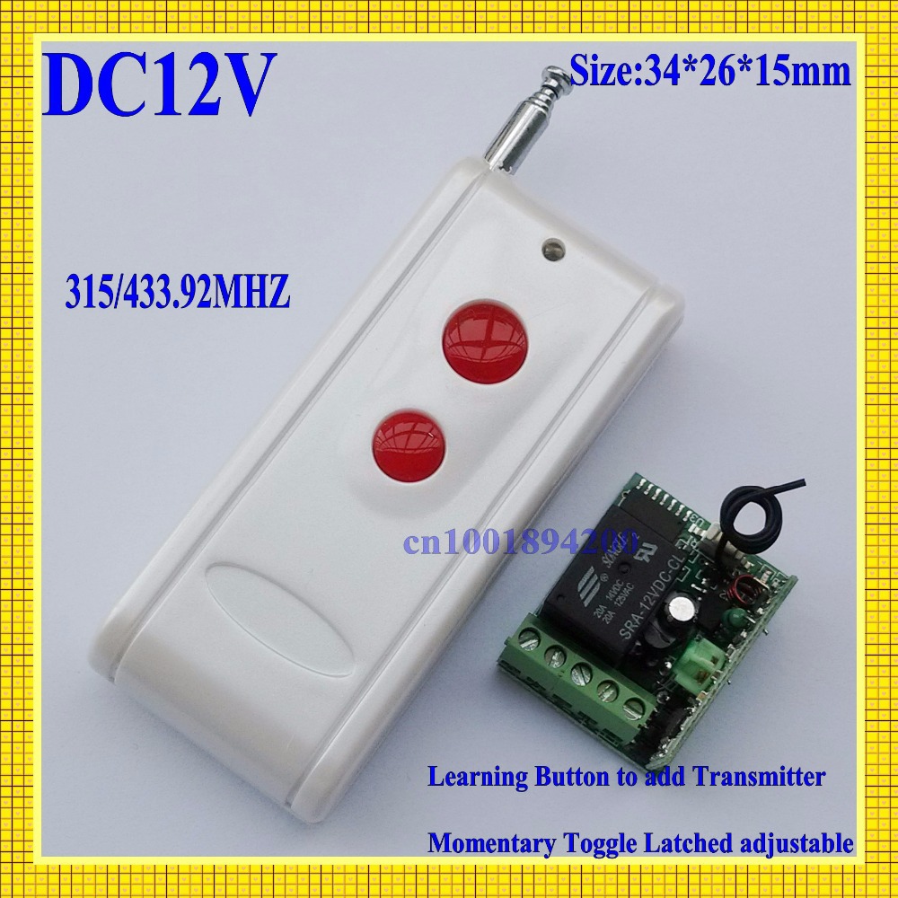 Dc12v ̴     Ʈ  led   on off ġ  ׼   Ʈѷ 315/433 mhz